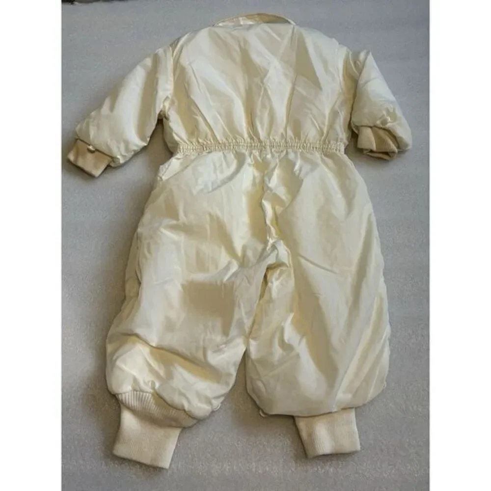 Vintage Tidykins Quilted Insulated‎ Lining Zip Up snowsuit Girl 60's, 70's